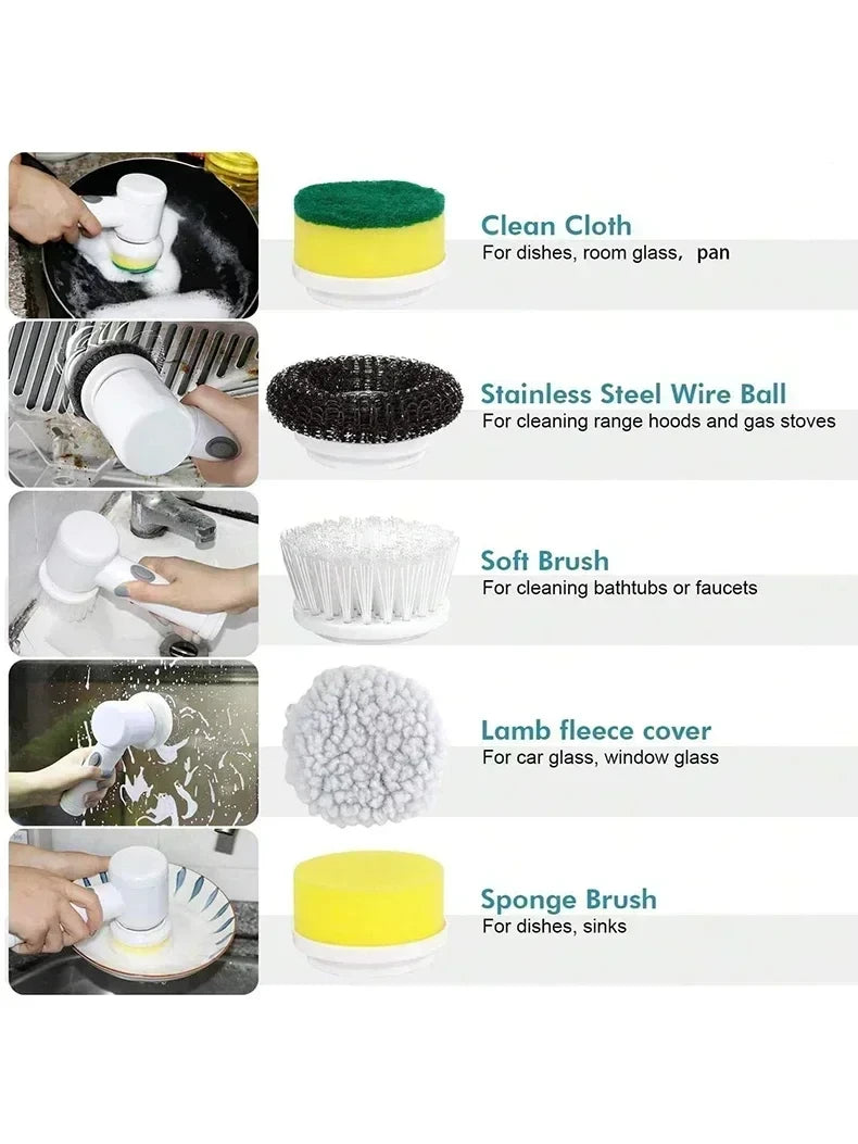 Cordless Spin Scrubber