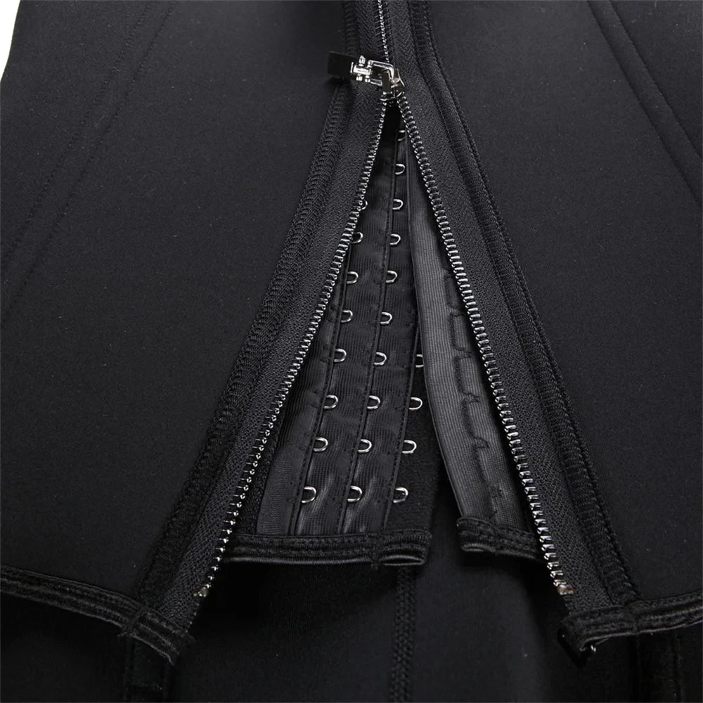 Zipper Waist Trainer Top