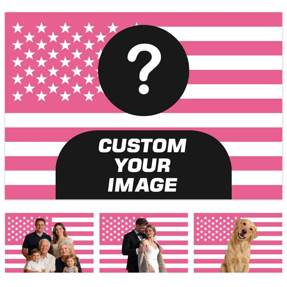 Custom Photo American Flag Tapestry