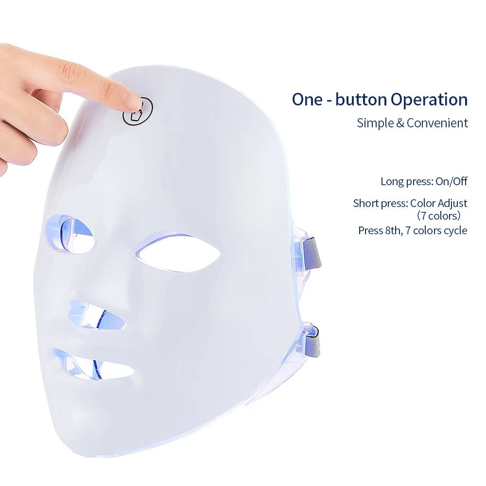 Rechargeable LED Facial Mask
