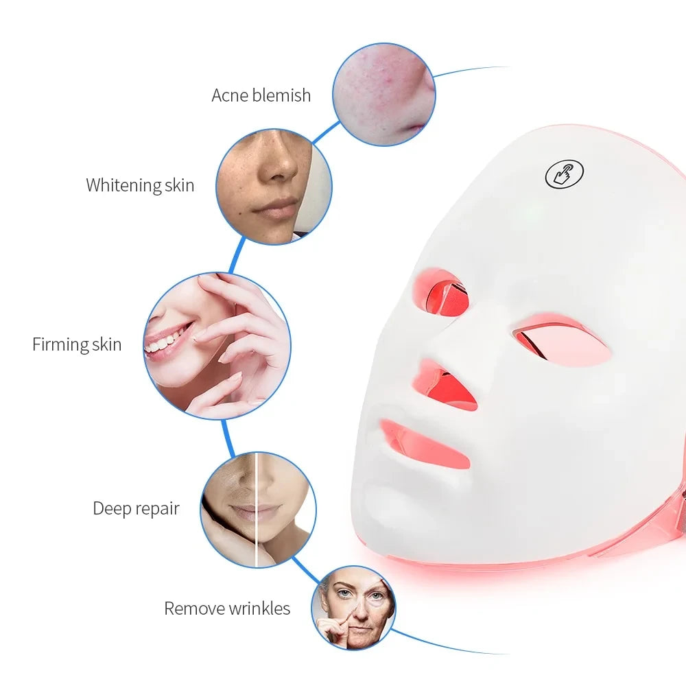 Rechargeable LED Facial Mask